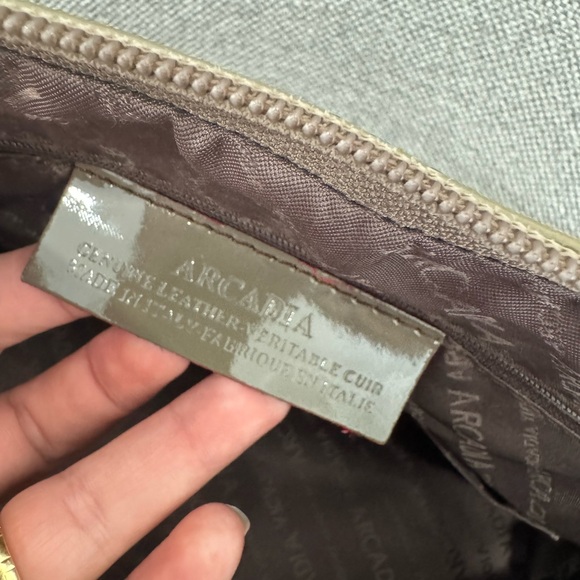 ARCADIA elegant Olive Green Handbag - Picture 7 of 12